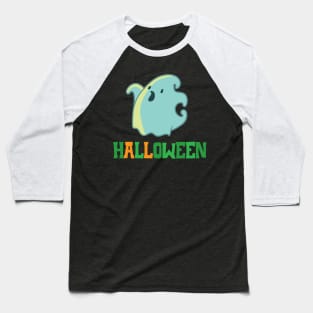 Halloween Ghost Baseball T-Shirt
